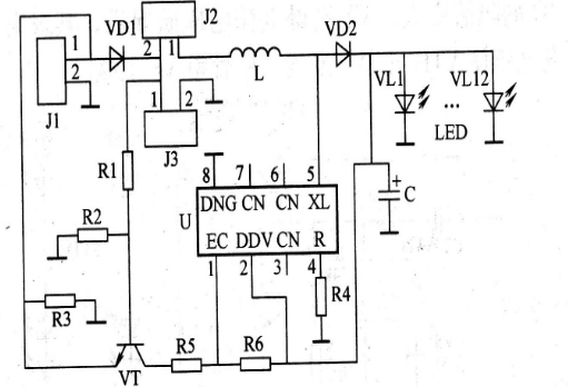 太阳能路灯电路图大全（图一）-电子元器件