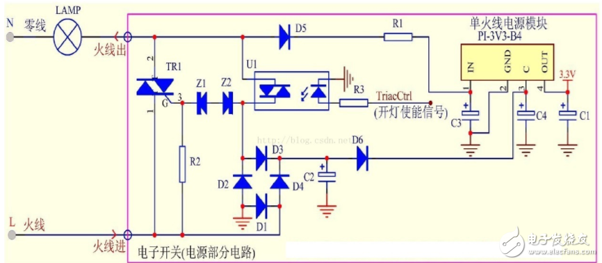 ZigBee智能开关单火取电技术（图二）-IC采购网