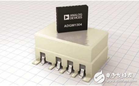使用导线架芯片封装的ADI MEMS开关（四组开关）相较于典型的机电RF继电器（四组开关）-电子元器件