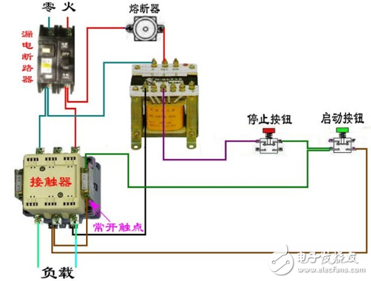 电动机启停控制电路图（二）-IC交易网