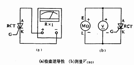 逆导晶闸管检查逆导性和测量V