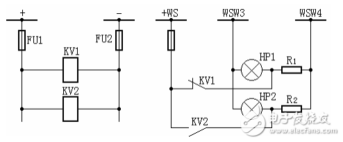 图1 直流母线电压监控装置接线图