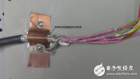 挂掉机柜接触面出的喷漆