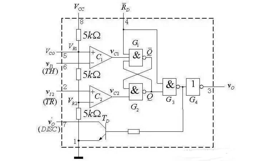 555定时器的电路结构与工作原理-电子元器件网上商城