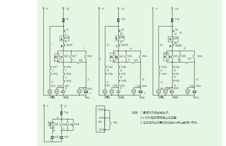 一拖三软启动器控制图-电子元器件网上商城