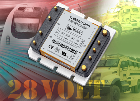 Vicor宽输入Mini DC-DC转换器 可应用于车载电池系统