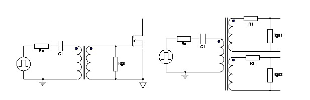 脉冲驱动变压器介绍及其电路图