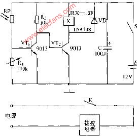 双管暗通开关电路图