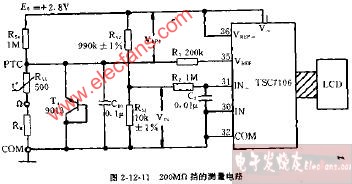 DT890B型200MΩ挡的测量电路图