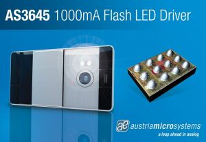 AMS全新单/双白光LED闪光灯驱动器改善手机/DC的画质