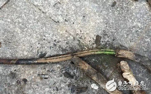 电缆拉弧导致烧损-IC芯片