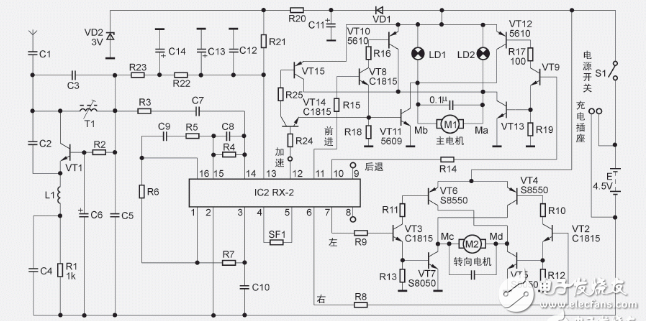 无线遥控车电路图大全（图二）-IC采购网