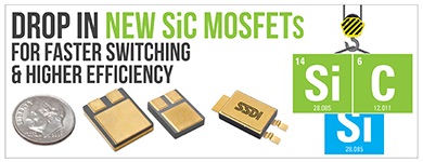 SiC MOSFET提供高效率快速开关