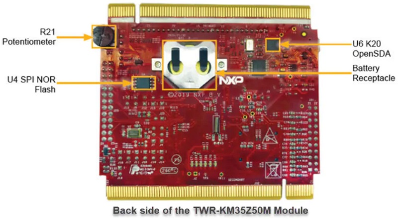 TWR-KM35Z75M开发模块接口图