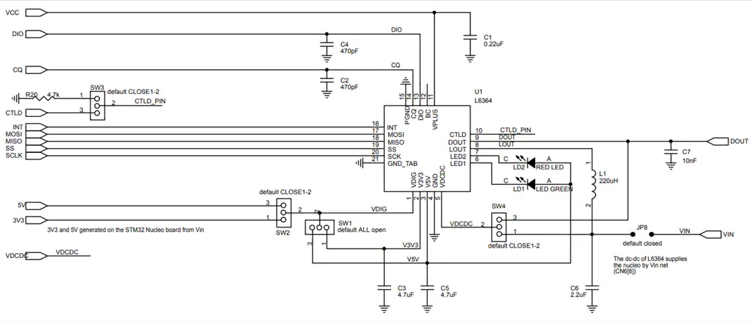 X-NUCLEO-IOD02A1扩展板电路原理图