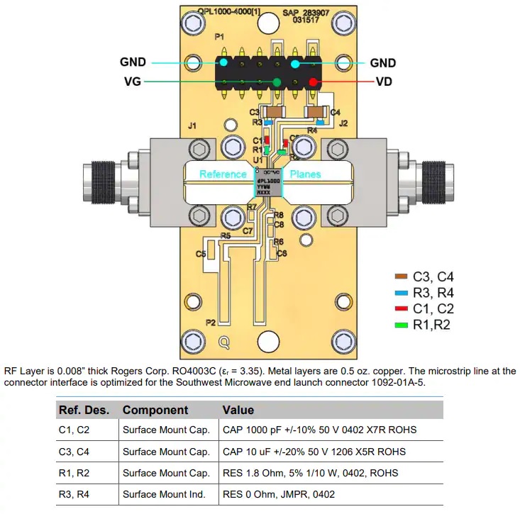 QPL1000EVBC1评估板及组装
