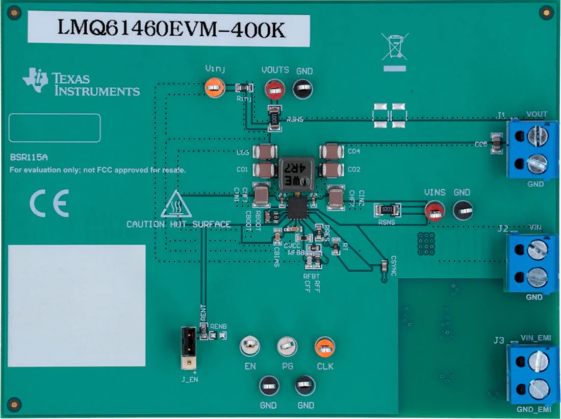 LMQ61460EVM-400K电路板布局结构图