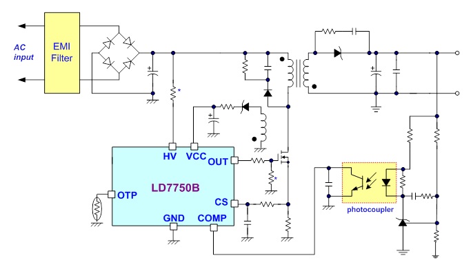 LD7750B应用电路图