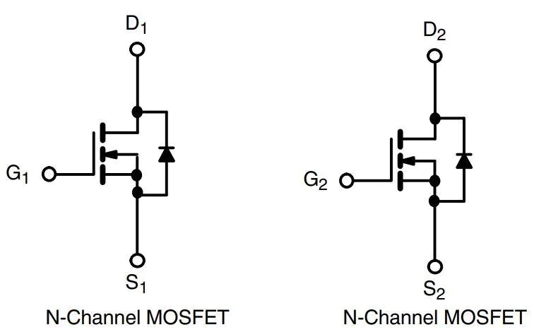 SQJB汽车MOSFET引脚功能图