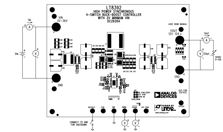 DC2626A演示电路测试程序设置