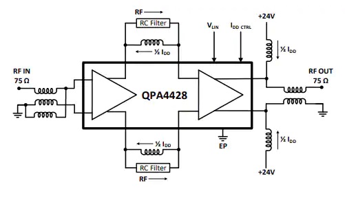 QPA4428射频放大器原理图