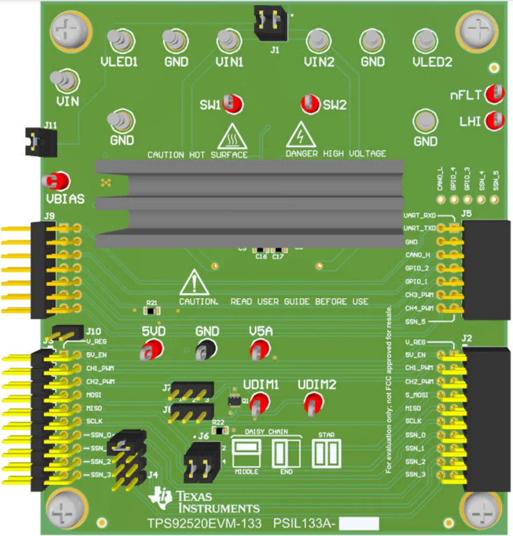 TPS92520EVM-133电路板布局结构