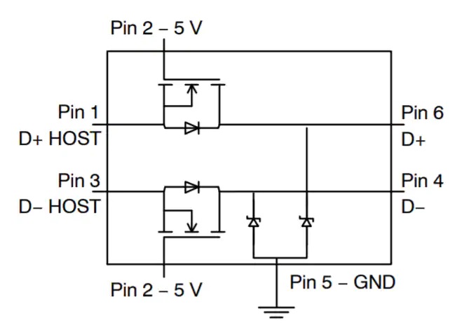 NIV1x ESD抑制器/ TVS二极管定位电路