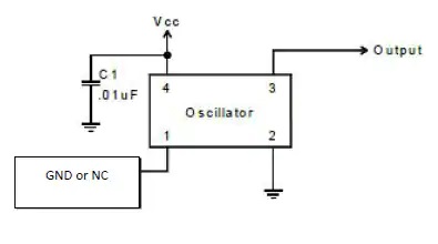 I538温度补偿晶体振荡器典型应用电路图