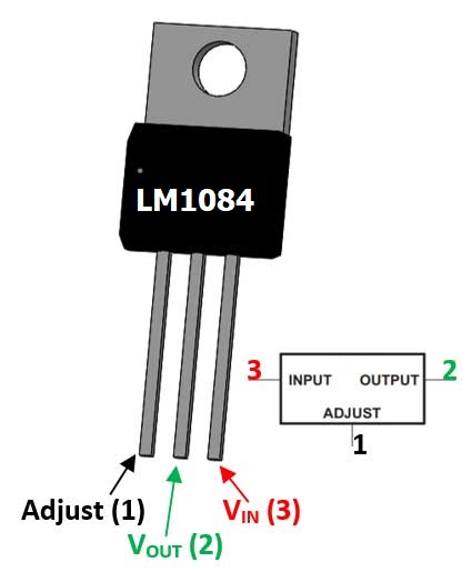 LM1084低压降正稳压器 引脚排列