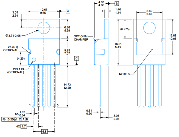 2D模型（TO-220）