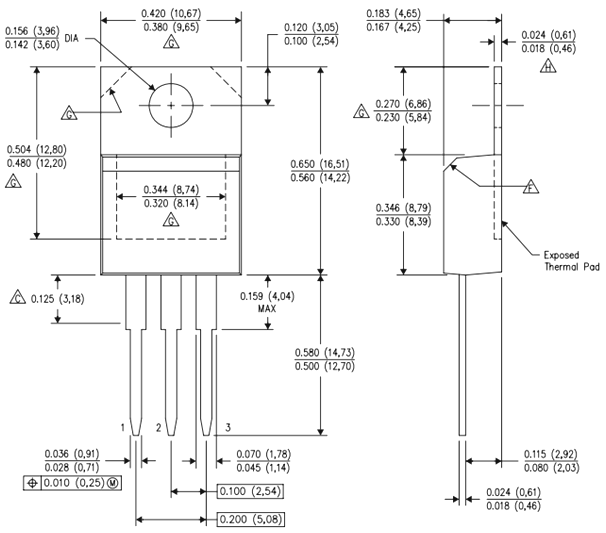 2D – LM350模型（TO-220）