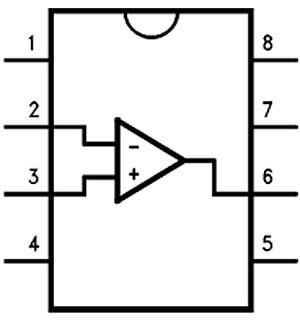 LM709是单个运算放大器IC。该IC的内部框图