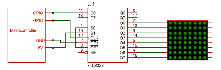 74LS323的使用方法