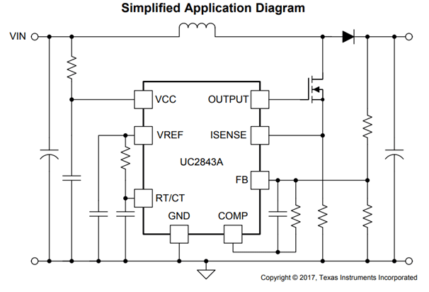 uc3843pwm控制器ic8引脚功能配置应用领域
