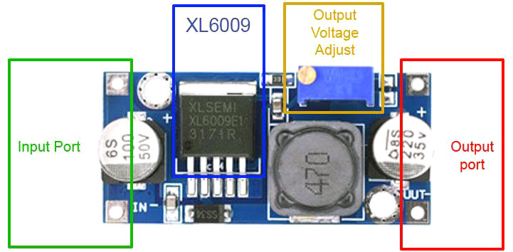 主驱动程序是XL6009-Adj。