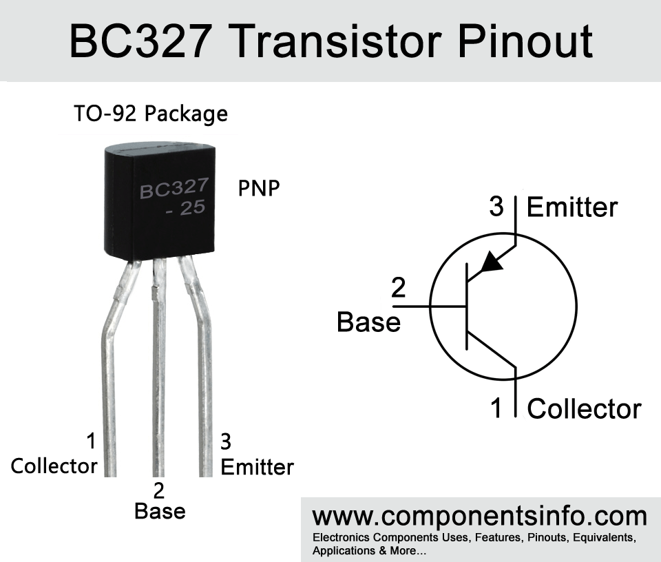 BC327晶体管引脚排列