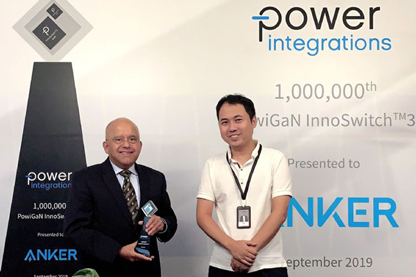 Power Integrations交付第100万颗GaN切换开关IC