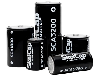 Skeleton Technologies Skelcap工业超级电容器电池，具有四倍功率密度于同类电池