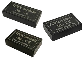 TDK-Lambda PXG-M和PXD-M工业DC-DC转换器的介绍、特性、及应用领域