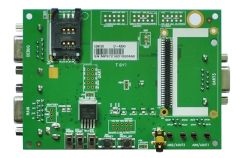 Quectel GSM / NB-IoT评估板套件的介绍、特性、适用模块及顶底视图