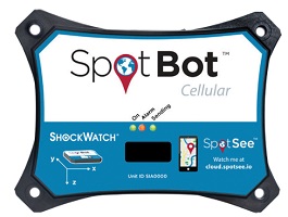SpotSee SpotBot细胞冲击和温度监测仪