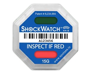 SpotSee ShockWatch 2影响指示器