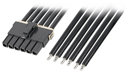莫仕Molex现货Mega-Fit单排电缆组件