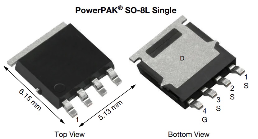 SiJA22DP N沟道25V MOSFET外型尺寸