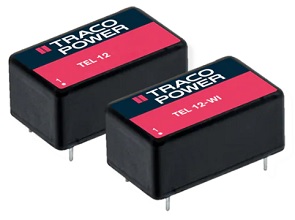 TRACO Power TEL 12和TEL 12WI系列12W DC / DC转换器