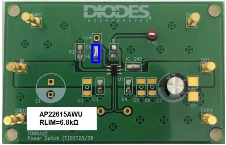 AP22615AWU-EVM功能结构图