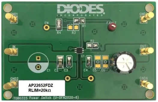AP22652FDZ-EVM评估模块_特性_电路原理图_及功能结构图