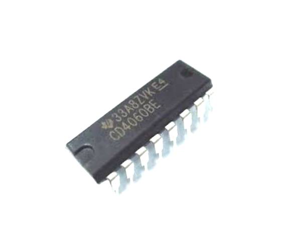 CD4060 14级二进制计数器IC_引脚配置_特征