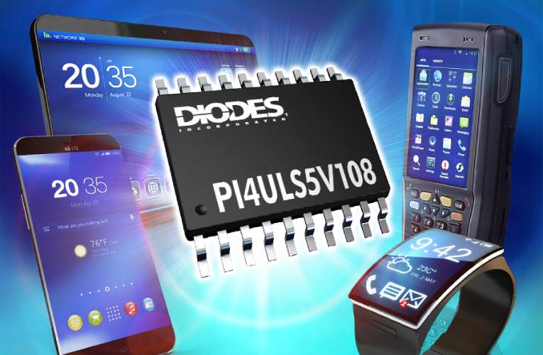 PI4ULS5V108 – 8位双向电平转换器，用于在不同电压下工作的IC间通信