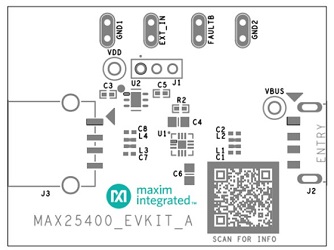MAX25400评估工具MAX25400EVKIT电路板_特性_接口功能图_及配套外设